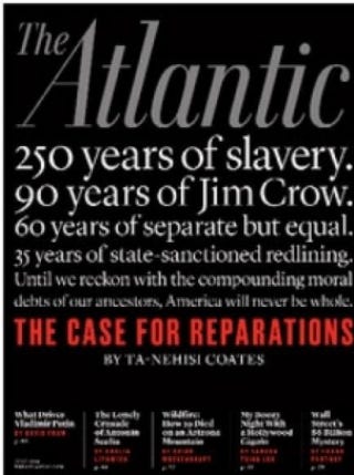 Illustration for article titled ‘Reparations’ Issue Best-Seller for the Atlantic