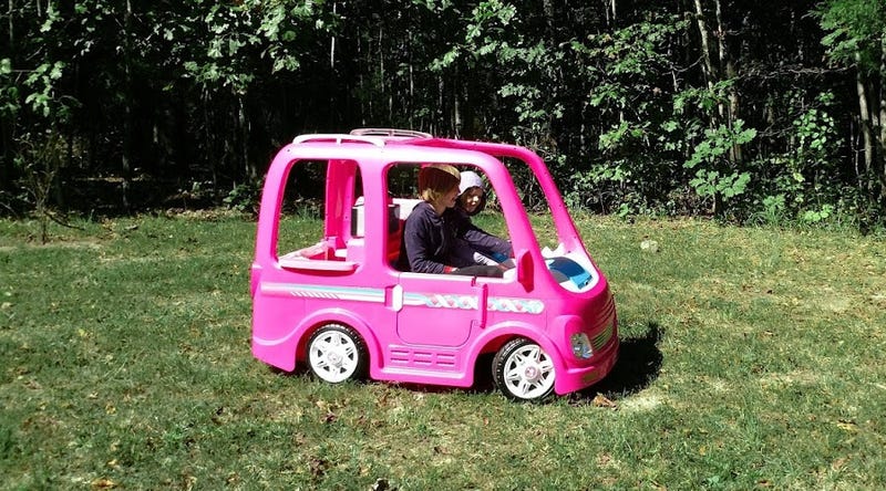 barbie dream camper ride on