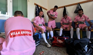 Illustration for article titled One Greek Soccer Team Needed A Sponsor, And A Brothel Saved The Day