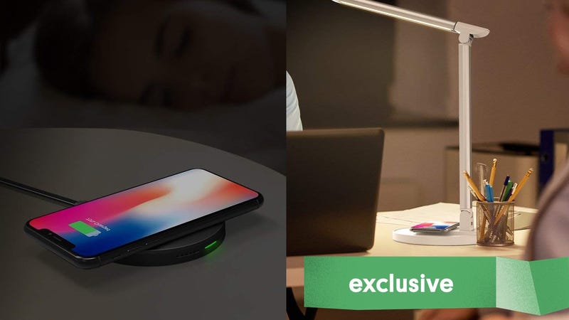 RAVPower Qi Charging Pad | $8 | Amazon | Promo code KINJA0014RAVPower Qi LED Desk Lamp with 7.5W iPhone Charing Support | $40 | Amazon | Promo code KINJA378