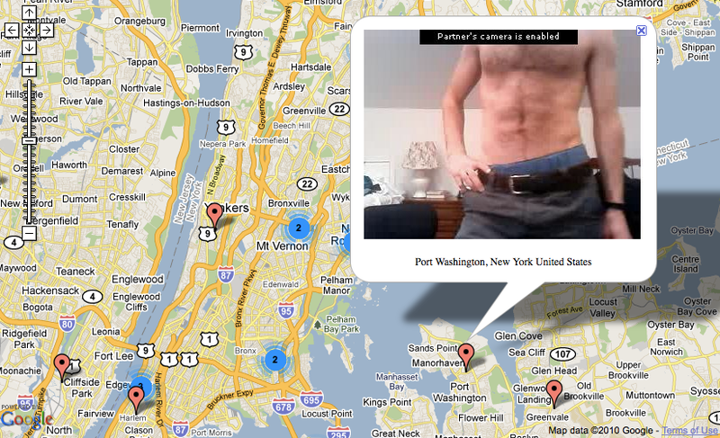 Illustration for article titled Chatroulette Map Shows You Where These Creeps Live