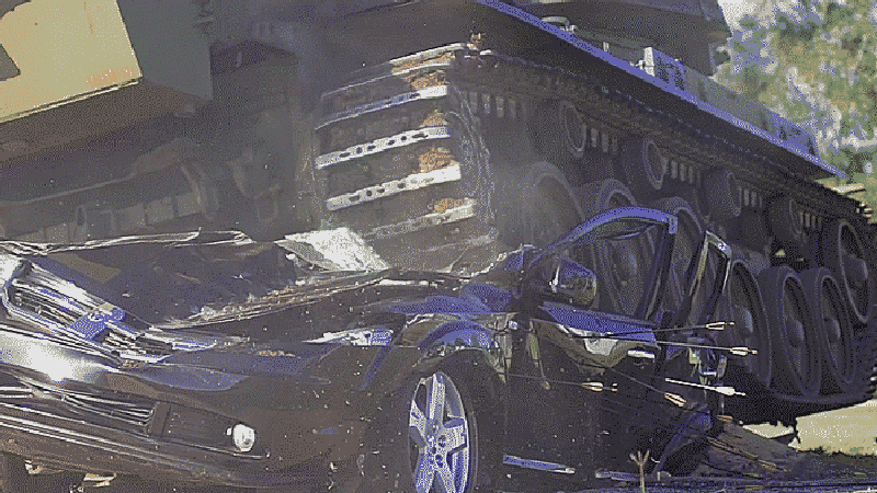 Watch These Angry Dodge Journey Owners Crush Their Car