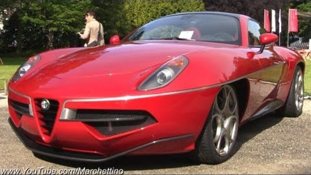 The Alfa Romeo 8c Disco Volante S Exhaust Beats Disco