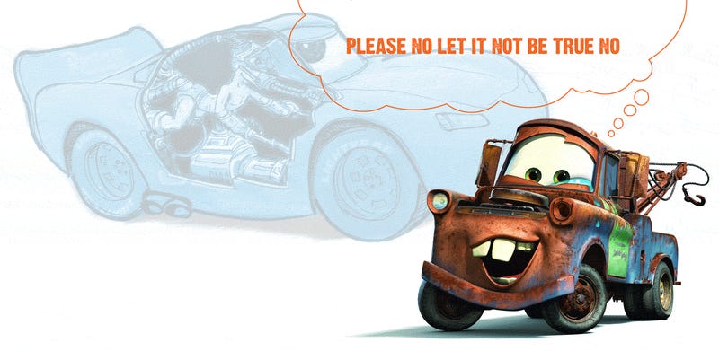 This Disturbing Theory Explains Pixar's Cars