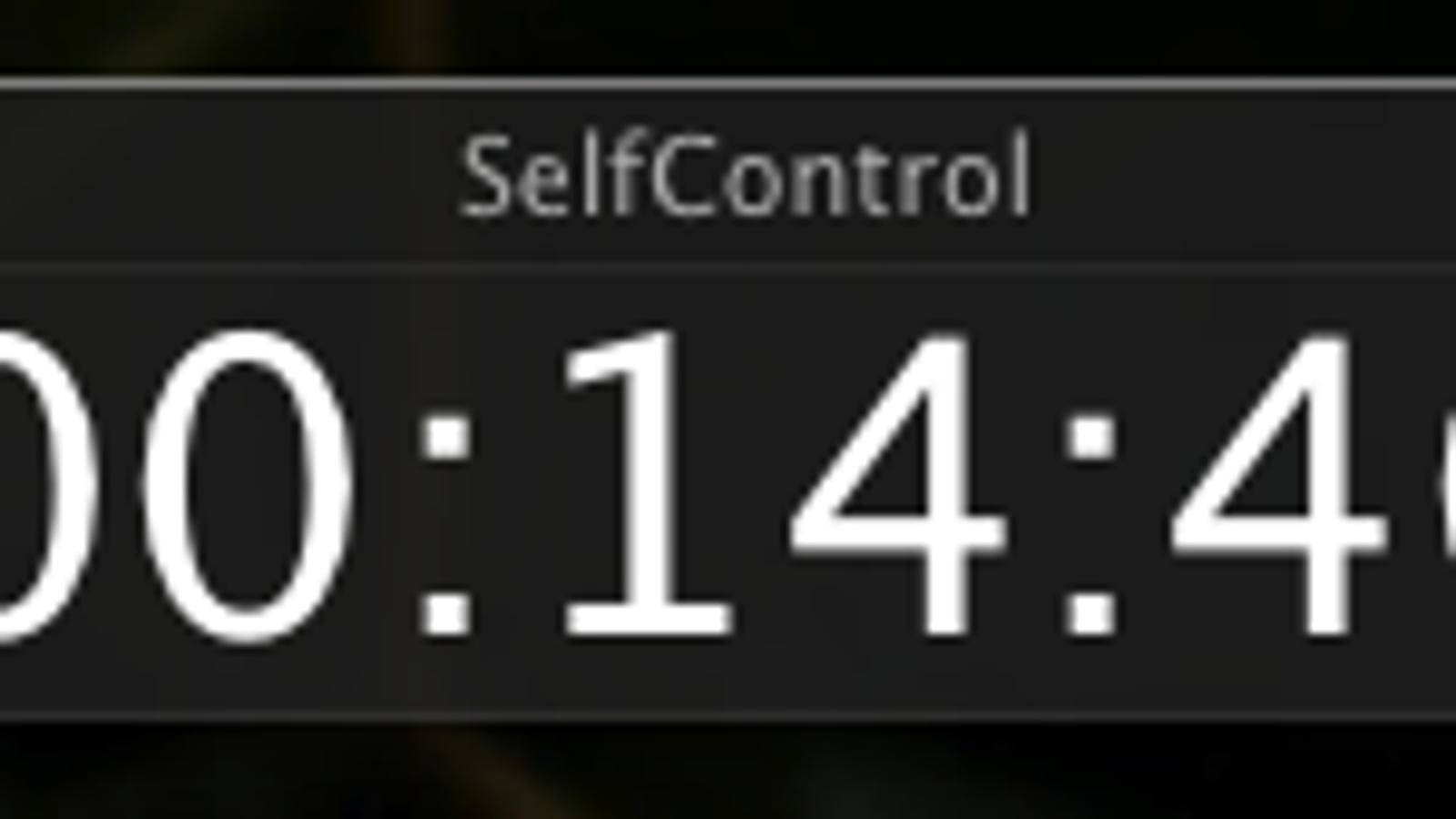 selfcontrol for windows