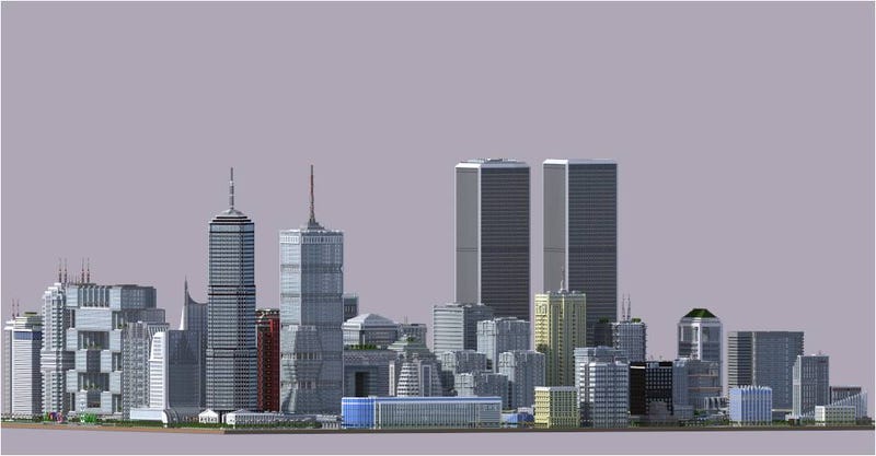 Esta increíble ciudad está construida en Minecraft para 