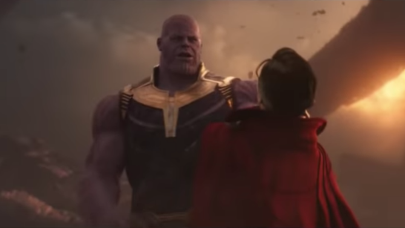 Illustration for article titled Avengers: Infinity War lost a scene where Thanos was found cosmically guilty