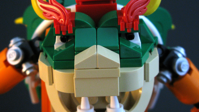 how to assemble bowser jr lego
