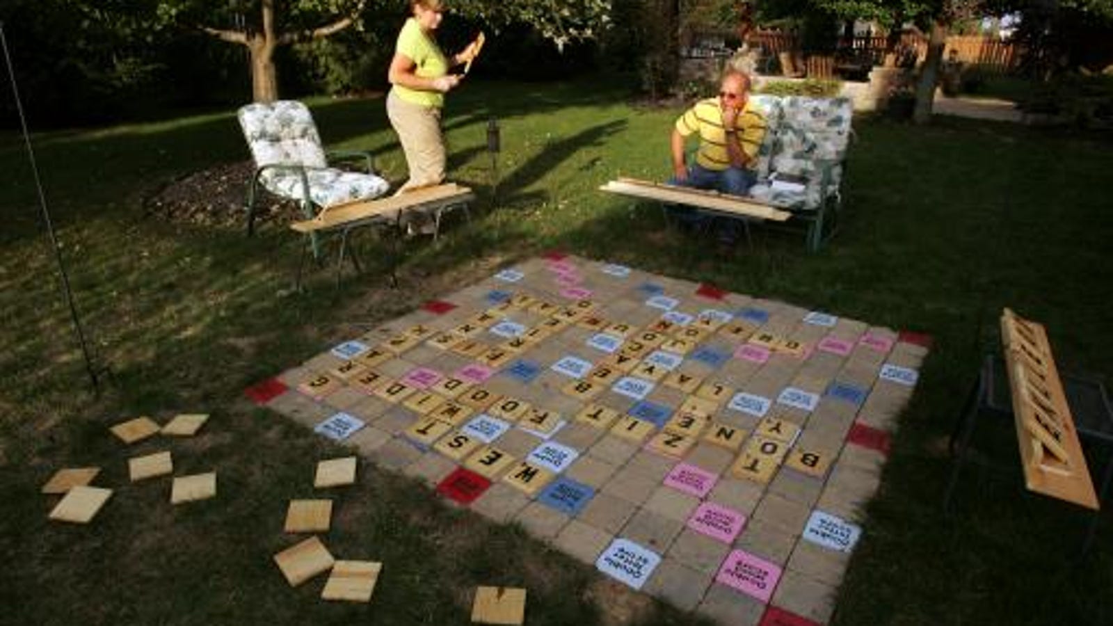 Humongous Scrabble Board Makes Life One Big Game