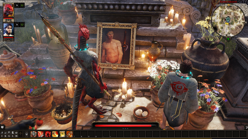 Illustration for article titled Divinity Original Sin 2 Player Collects Paintings Of Boss, Beats Him With Them