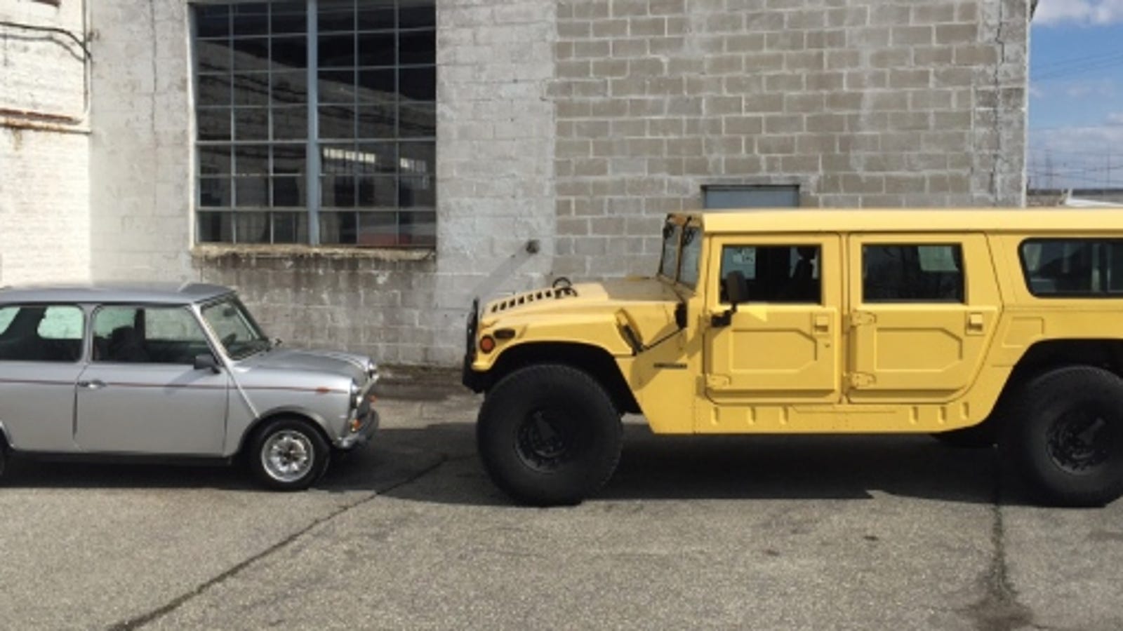 Comparison Test Original Mini Vs Original Hummer