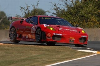 Illustration for article titled Ferrari F430 Lifts Legs At Road Atlanta