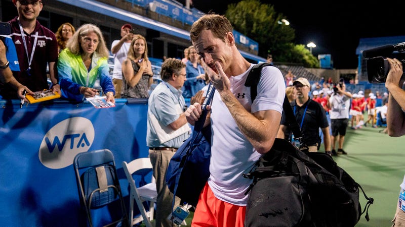 Illustration for article titled Andy Murray Sobs After Winning Match At 3 A.M., Rails Against Tournament ScheduleÂ