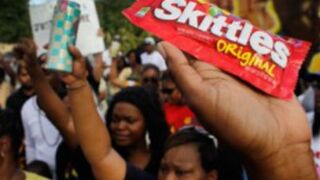 Demonstrators at a Trayvon Martin rally (NewsOne)