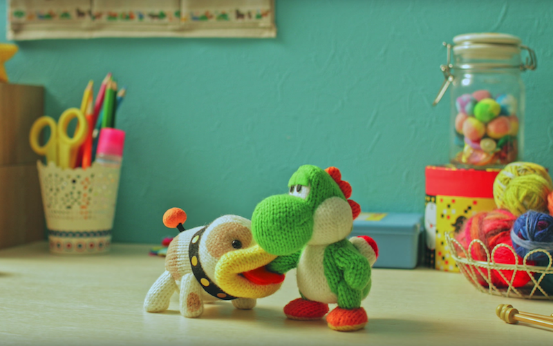 yoshi's woolly world plush