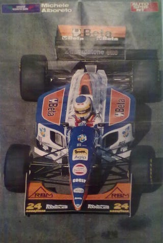 Illustration for article titled We Still Fondly Remember Michele Alboreto, Here In Monza...