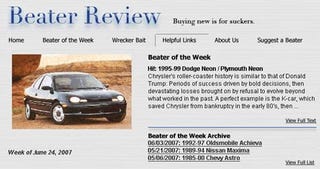 Illustration for article titled Beater Of The Week: You Want Cheap Car? We Know Cheap Car!