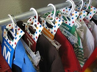 Printable Days Of The Week Tags Organize Outfits For A Week