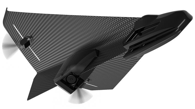 This RC Carbon Fiber Glider Looks Like a Stealthy Paper Airplane Simply Carbon Fiber