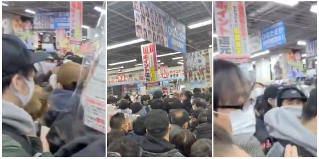 Complete Chaos At Tokyo Retailer Over PS5 Sales