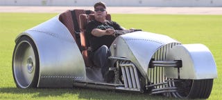 Illustration for article titled William Shatner’s Rivet Trike Doesn't Work But It Is A Force For Good