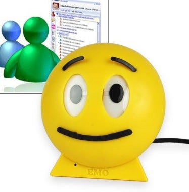 Illustration for article titled Emo the Emoticon Brings Annoying Animated Gifs Into Meatspace