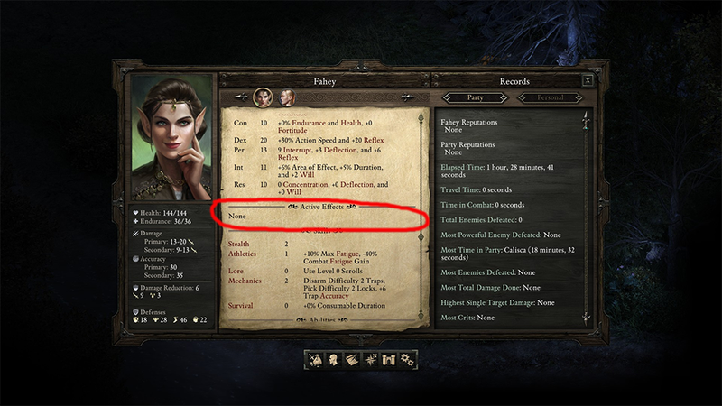 Illustration for article titled Pillars Of Eternity Characters Crippled By Ridiculous Inventory Bug
