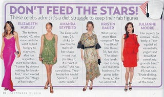 Illustration for article titled Four Out Of Four Hollywood Actresses Are Really, Really Hungry