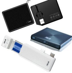 Illustration for article titled ASUS Continues Flood of Eee-Branded Gear With External HD, Optical Drive and 3G Card