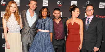 Illustration for article titled 'Scandal' Stars Become Mannequins at Saks Fifth Avenue
