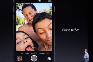 Illustration for article titled The New iPhone Has Burst Mode For Selfies