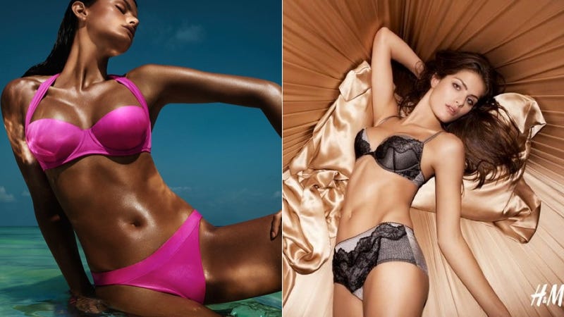 Illustration for article titled H&M Makes Model Look Really, Really, Really Tan