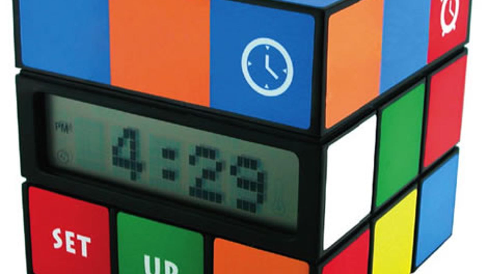 Rubiks Cube Alarm Clock Puts a Twist Into Telling Time