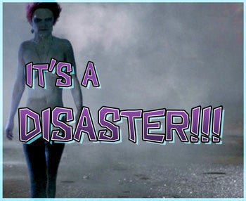 Illustration for article titled The Walking Disaster!