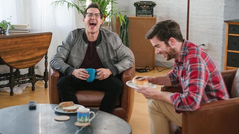 Dan Levy and John Mulaney on the crowded comedy scene and texting with