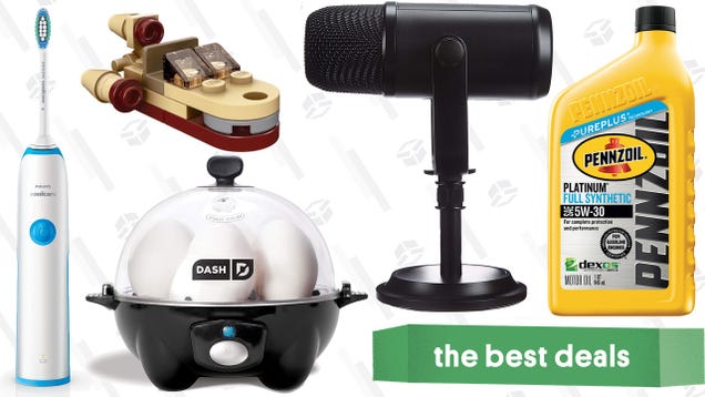 Sunday's Best Deals: Motor Oil, LEGO Star Wars, Sonicare, and More