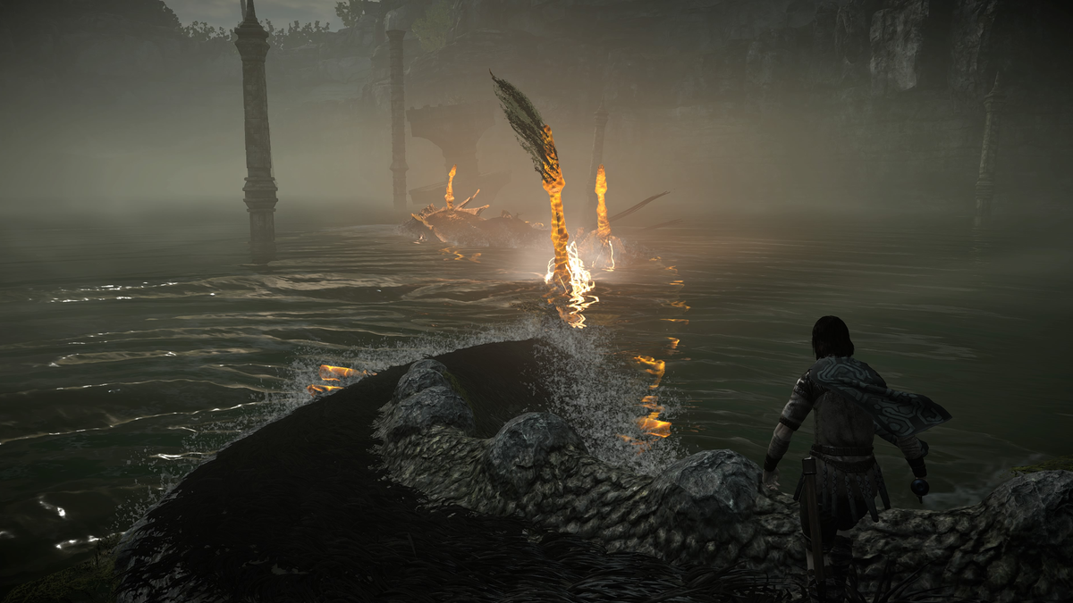 shadow of the colossus 2 the last guardian gameplay