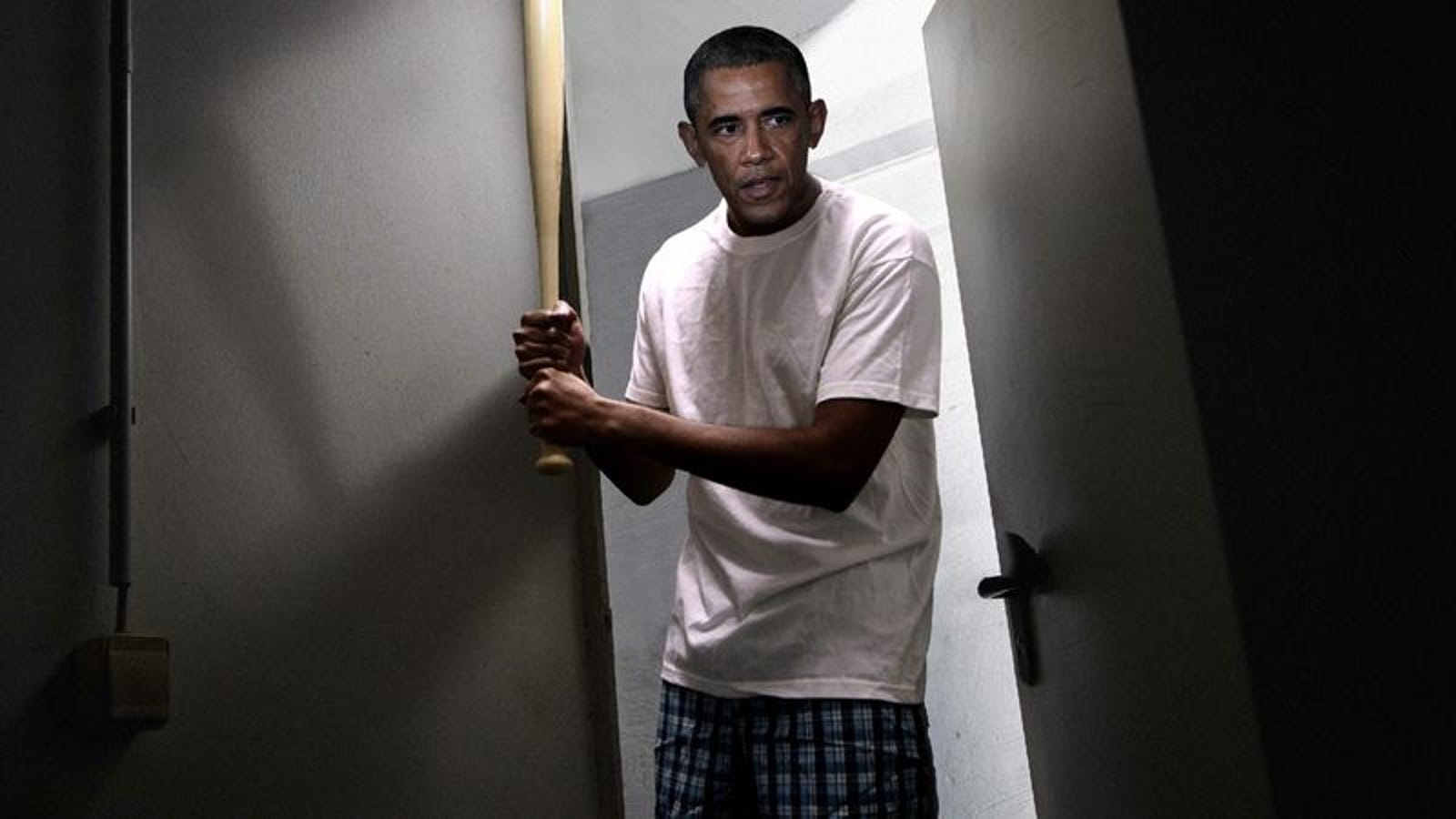 Obama Sleeping With Louisville Slugger Under Bed Now