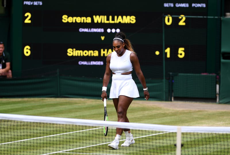 Illustration for article titled Simona Halep Dominates Serena Williams in Wimbledon Finals, Proving That Even Superheroes Have Off Days