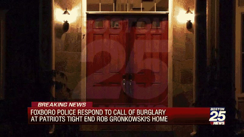 Image result for rob gronkowski home burglary