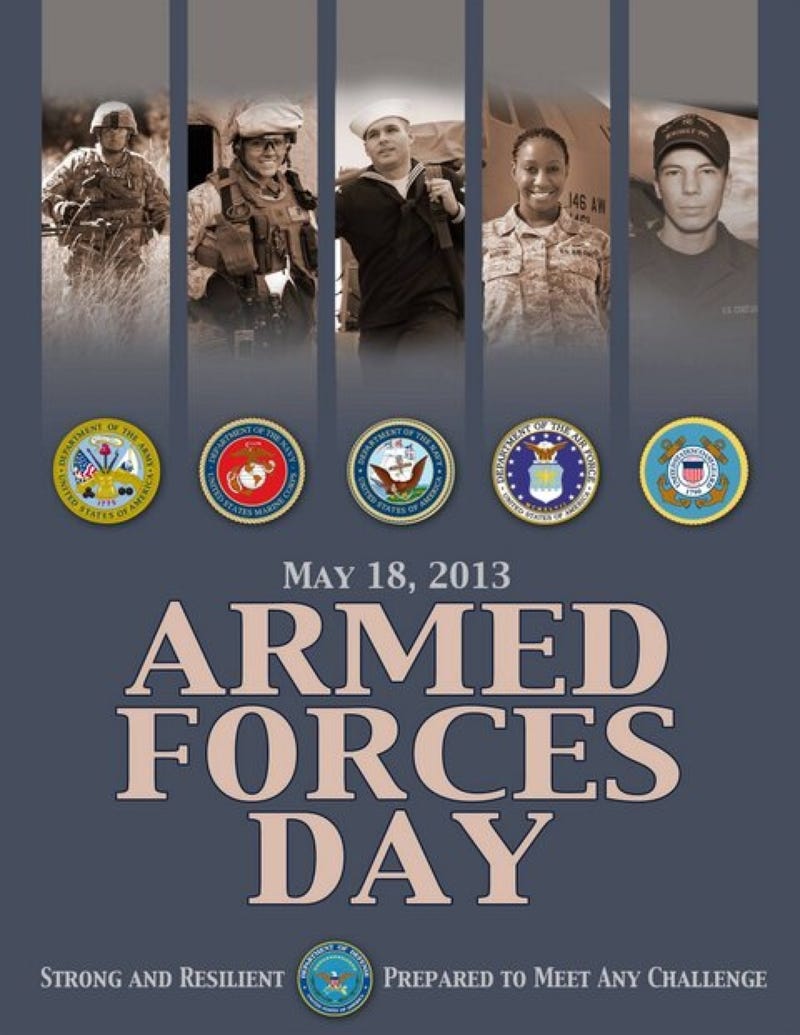 Illustration for article titled Today is Armed Forces Day: Strong and Resilient