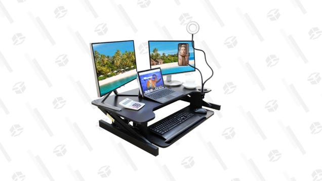 Save Over $100 on Ergo's Standing Desk Converter to Get You up and Motivated While Working at Home