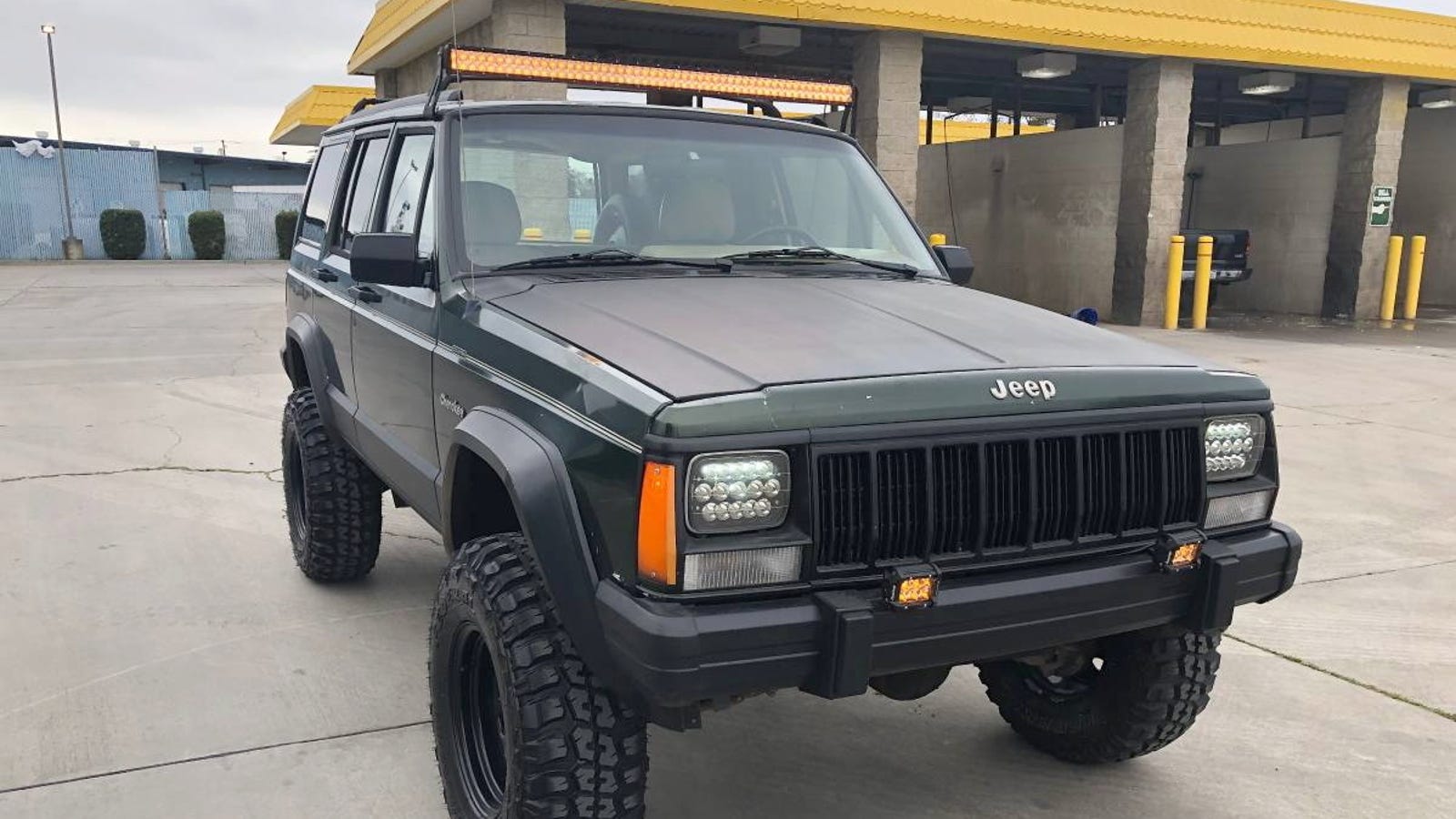 At 4,999, Does This Raised Up 1996 Jeep Cherokee Come