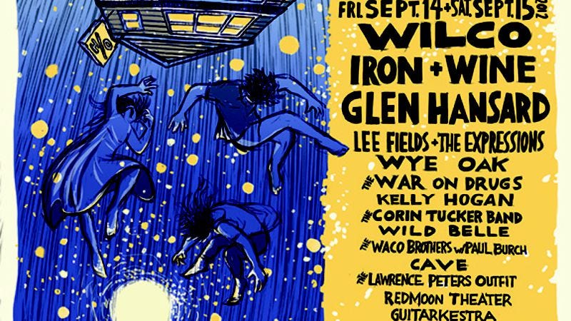Illustration for article titled Watch the awesome A.V. Fest poster get designed and printed