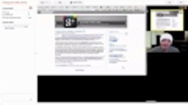 google hangouts screen sharing sidebar