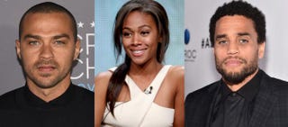 Jesse Williams; Nicole Beharie; Michael EalyFREDERIC J. BROWN/AFP/Getty Images; Alberto E. Rodriguez/Getty Images; Frederick M. Brown/Getty Images