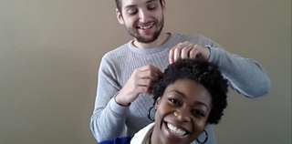 Blogger 'NaturalMe4C and husband