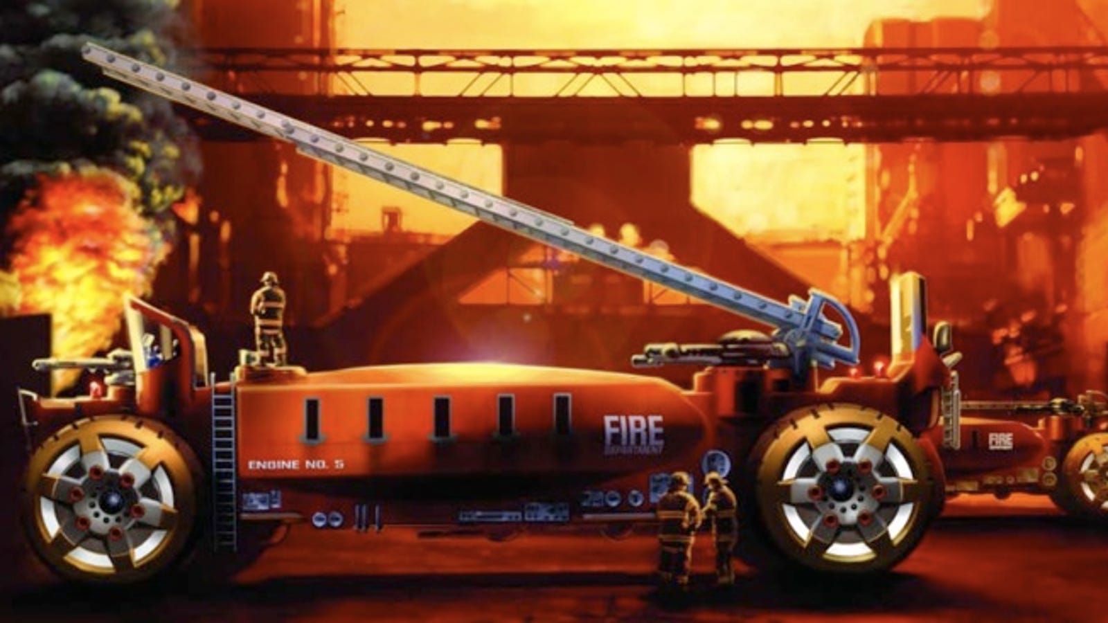 Shiny, Badass Fire Fighting Machine for the Year 2025