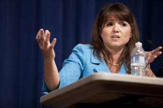 Delaware GOP Senate candidate Christine O'Donnell. (Brendan Smialowski/Getty Images)