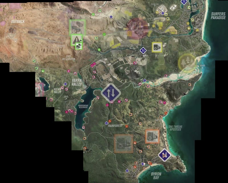 Illustration for article titled Forza Horizon 3 MAP LEAKED